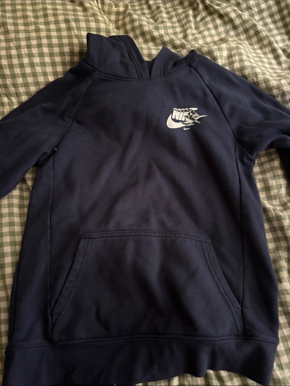 Nike Men’s Navy Crewneck Pullover with White Logo